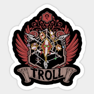 TROLL - CREST Sticker